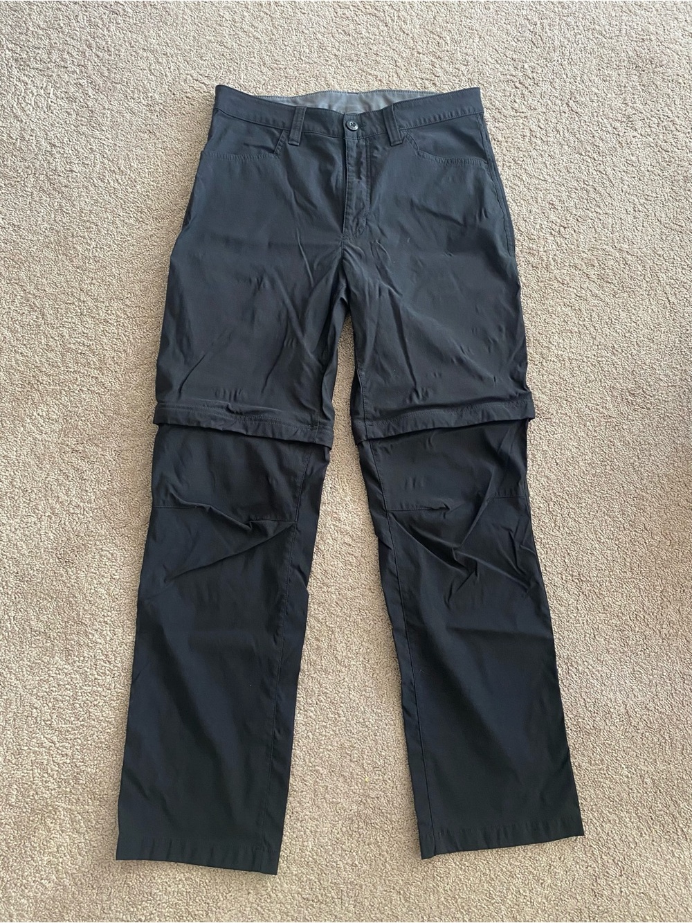Eddie Bauer Black Convertible Cargo Pants